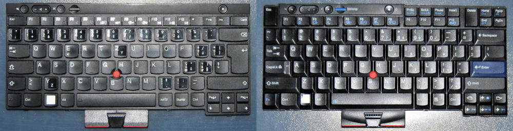 Keyboard comparison